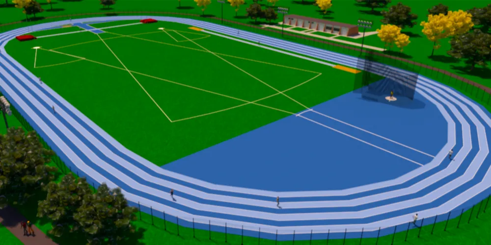 Nova pista de atletismo da UEPG terá capacidade de receber eventos de atletismo nível 2