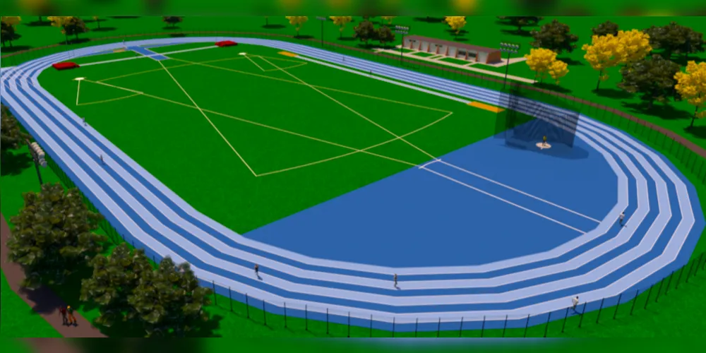 Nova pista de atletismo da UEPG terá capacidade de receber eventos de atletismo nível 2