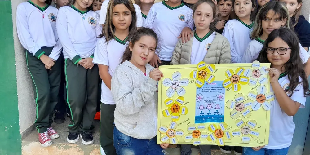 Educandos puderam realizar material conscientizador sobre indispensável temática