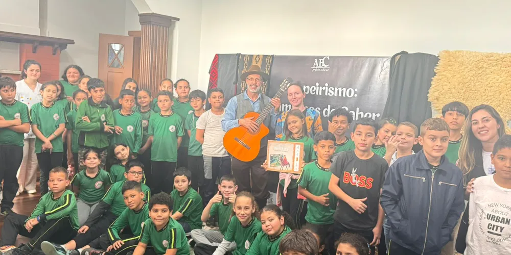 Educandos percorreram a história na última segunda-feira