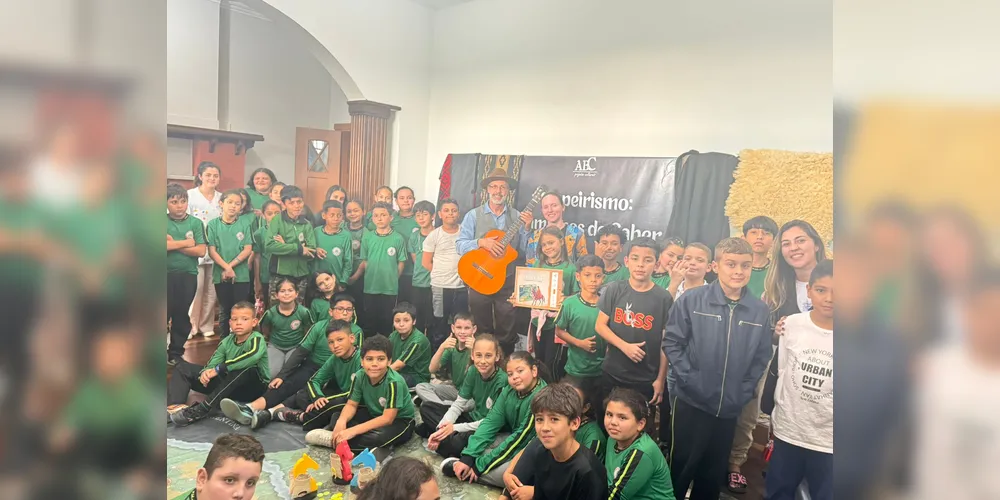 Educandos percorreram a história na última segunda-feira