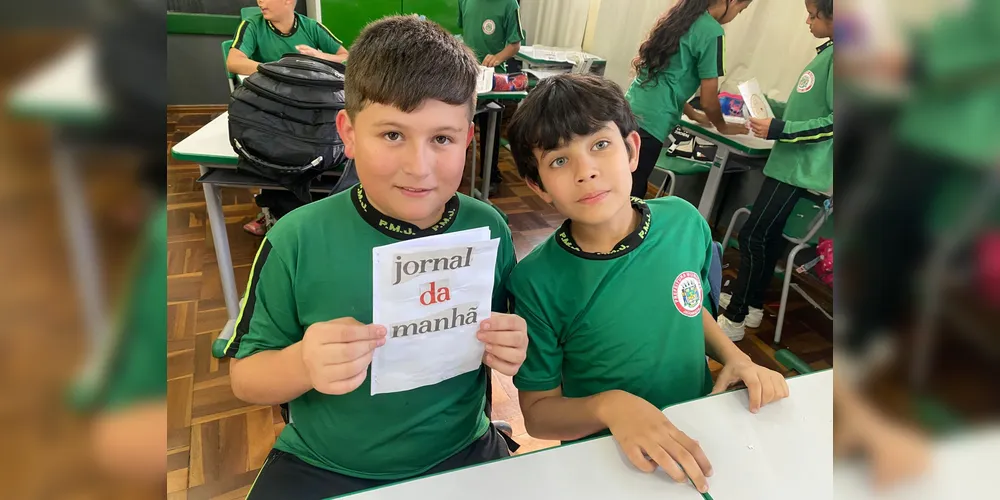 Representações do jornal do Grupo aRede tiveram toques 'autorais' dos educando