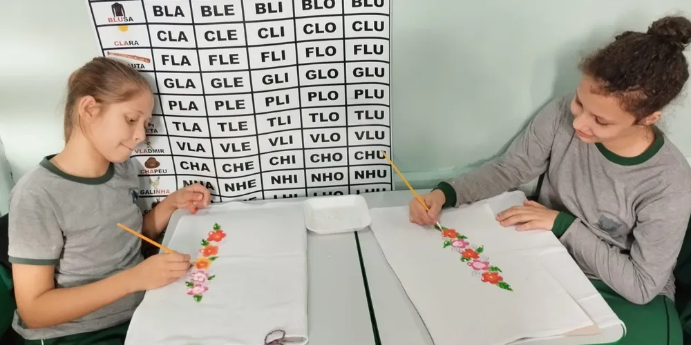 Educandos puderam buscar várias formas de inspiração