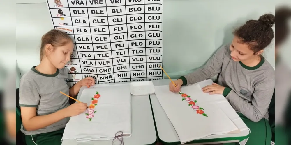 Educandos puderam buscar várias formas de inspiração
