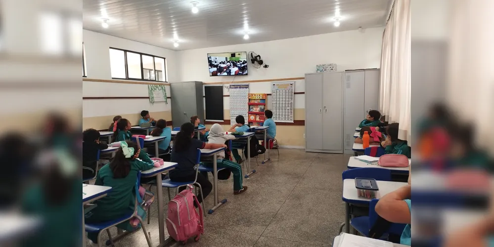 Recursos audiovisuais contribuíram com os estudantes