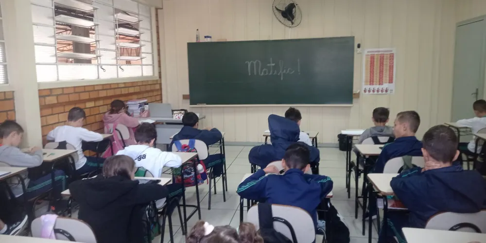 Educandos puderam imergir na proposta em sala de aula