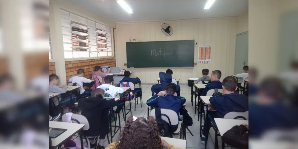 Educandos puderam imergir na proposta em sala de aula