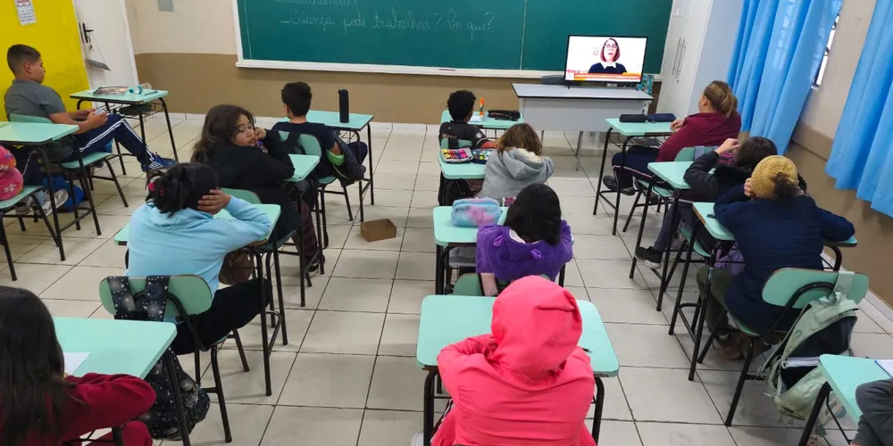 Produção audiovisual foi um dos principais recursos em sala de aula