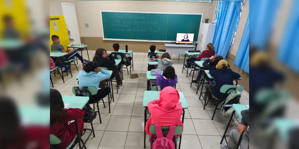 Produção audiovisual foi um dos principais recursos em sala de aula