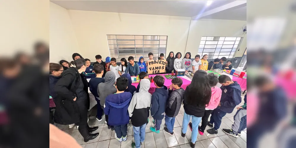 Exposição mostrou aos demais colegas da instituição o que foi aprendido com a videoaula