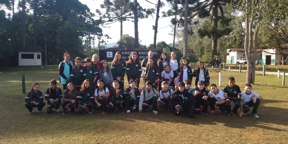 Saída a campo permitiu ampliar conhecimento sobre temática abordada em sala