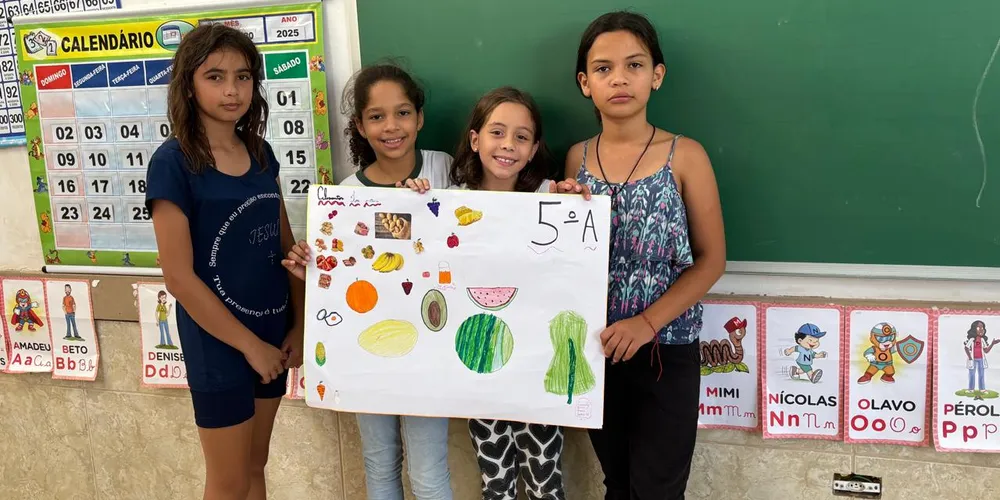 Cartazes elucidaram entendimento da turma sobre a temática