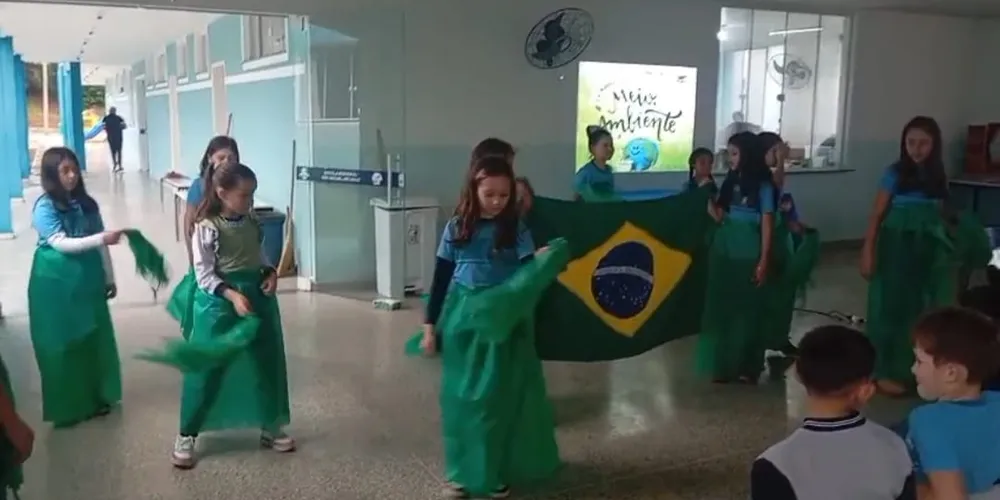 Educandos puderam trazer importantes conceitos com a encenação