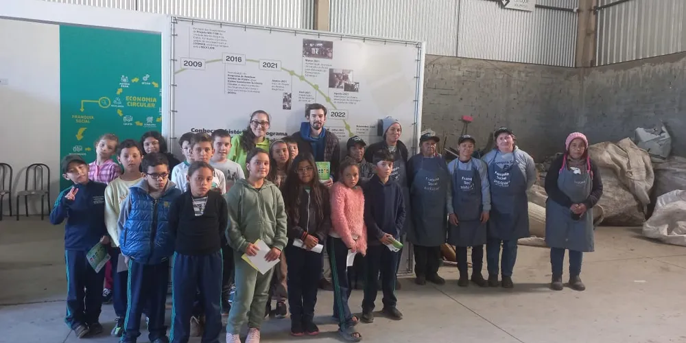 Confira a reportagem dos estudantes na cooperativa