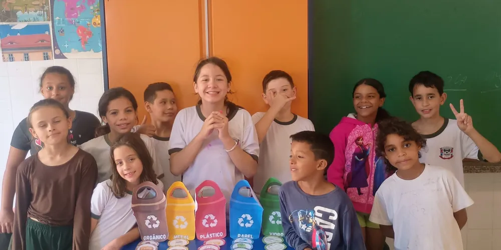 Questões voltadas à coleta seletiva foram um dos destaques em sala