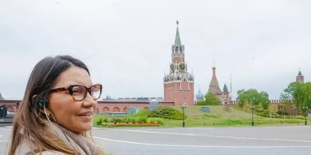 Janja está em Moscou, na Rússia