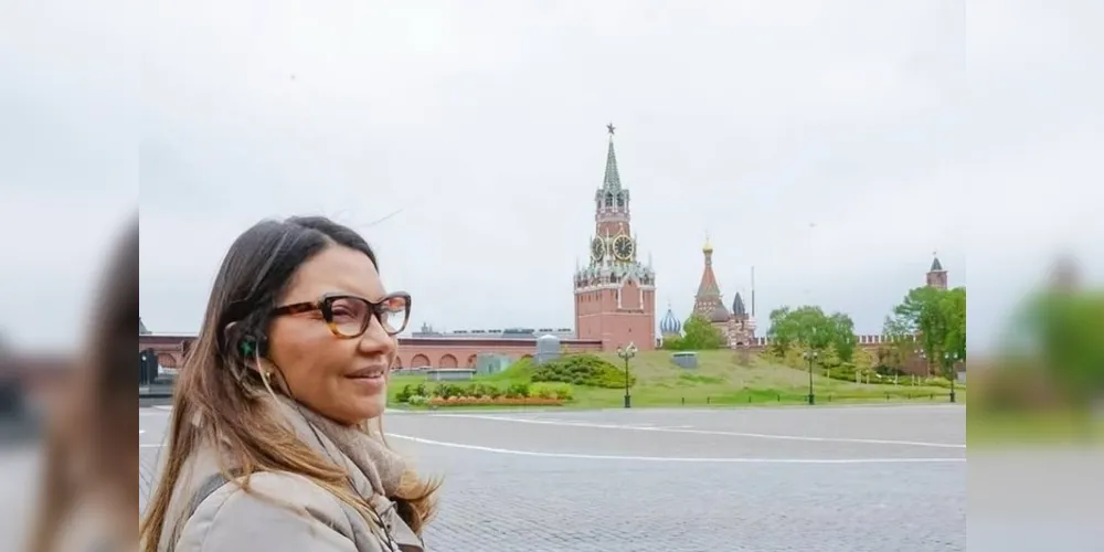 Janja está em Moscou, na Rússia