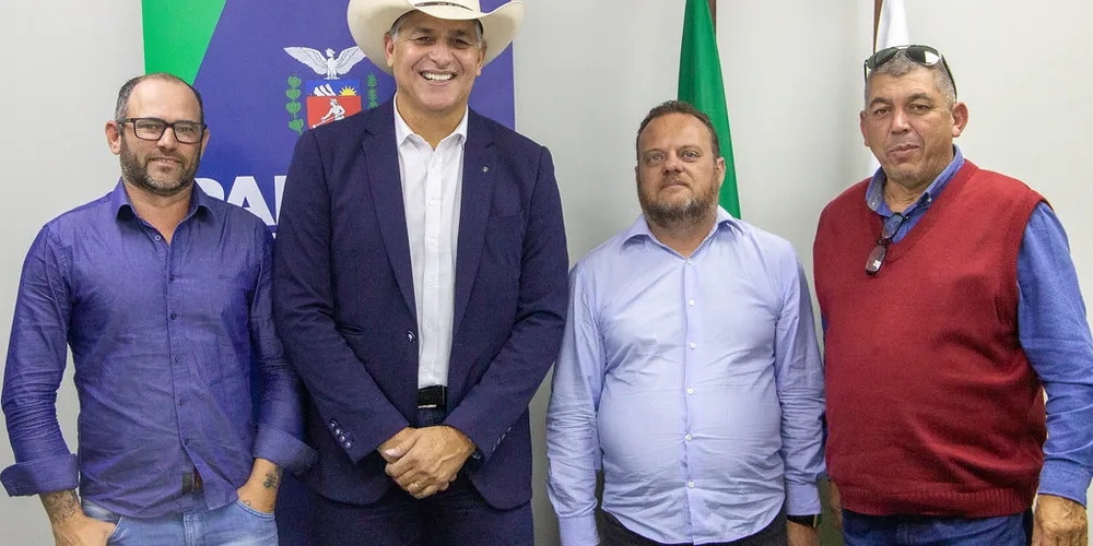 Márcio Bonasso, Marco Brasil, Maurício Chizini Barreto e Paulo César Martins estiveram reunidos