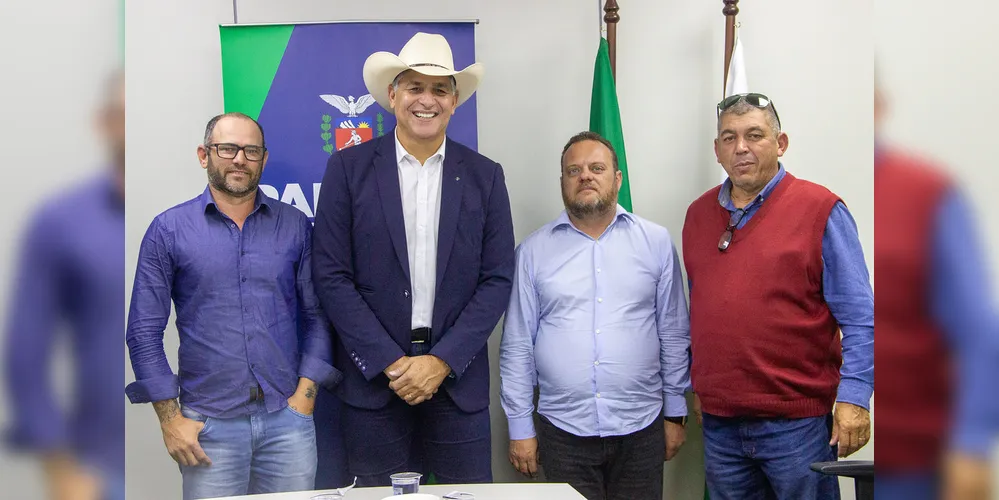 Márcio Bonasso, Marco Brasil, Maurício Chizini Barreto e Paulo César Martins estiveram reunidos