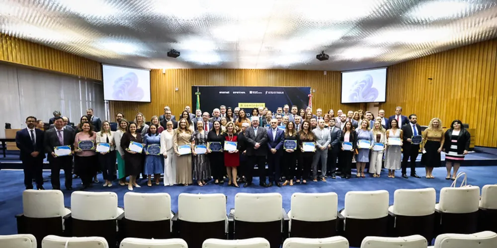 A entrega da premiação foi organizada pela Comissão Nacional de Efetividade da Execução Trabalhista (CNEET) do CSJT