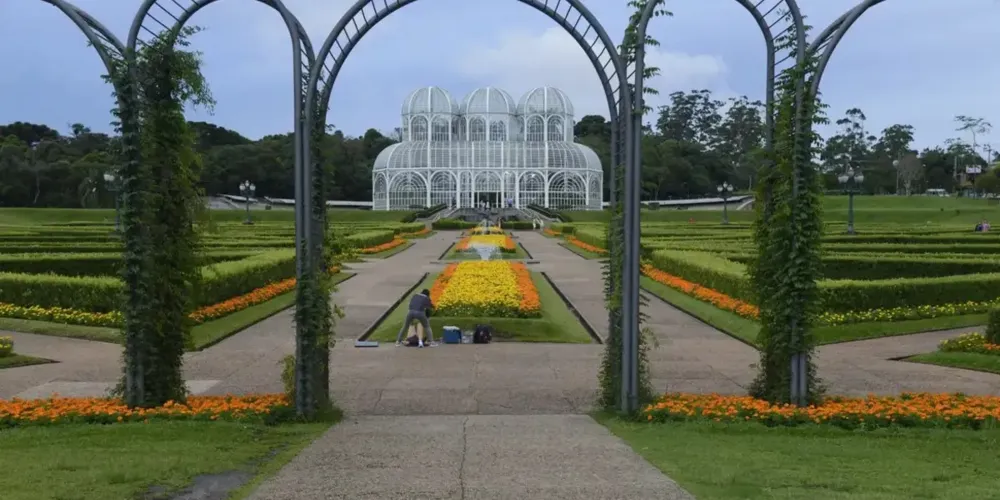 Vista do Jardim Botânico de Curitiba