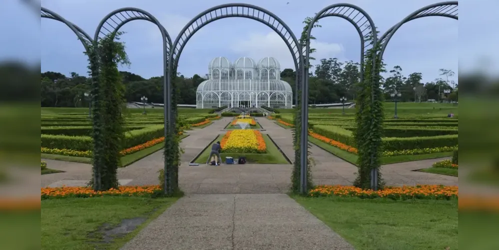 Vista do Jardim Botânico de Curitiba
