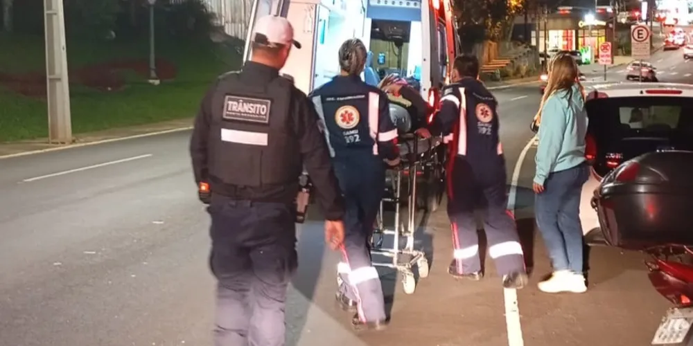 Samu esteve no local da ocorrência