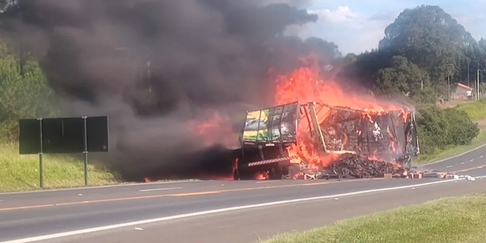 Bombeiros foram mobilizados para controle das chamas