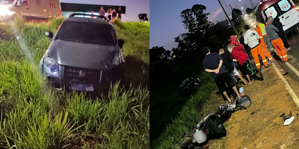 Samu prestou atendimento no local