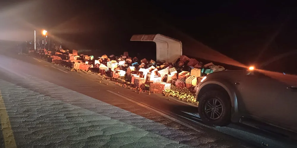 Tombamento ocorreu no KM 12