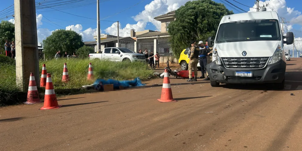 Acidente ocorreu entre as ruas Holga Holleben Melo e Alvaro Degraf