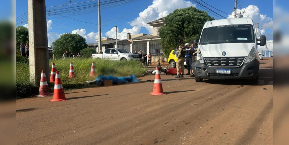 Acidente ocorreu entre as ruas Holga Holleben Melo e Alvaro Degraf