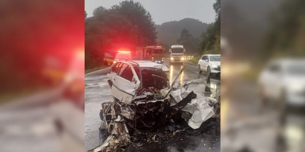 Veja o estado que ficou o veículo