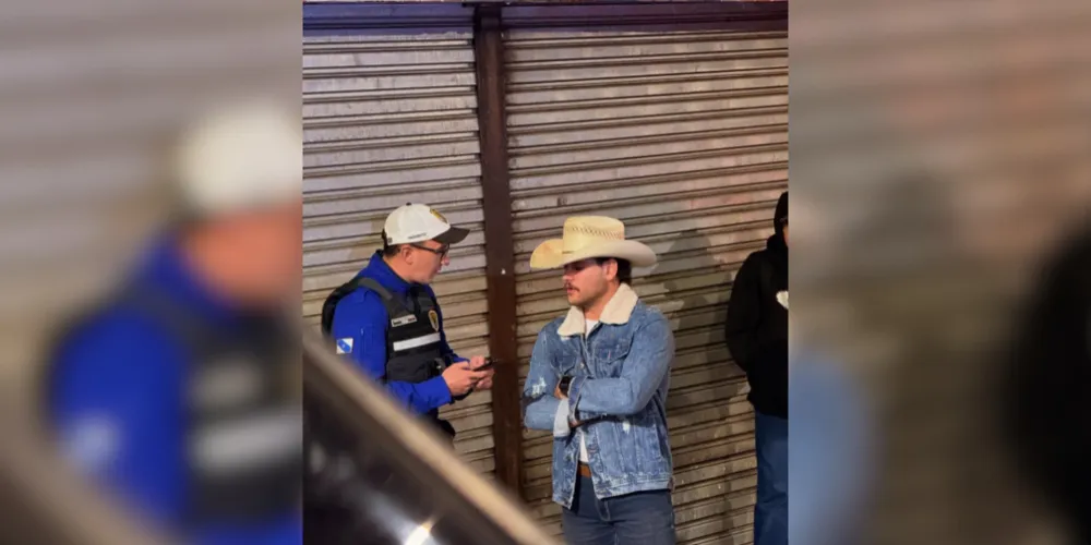 César Rincón acabou autuado pela equipe