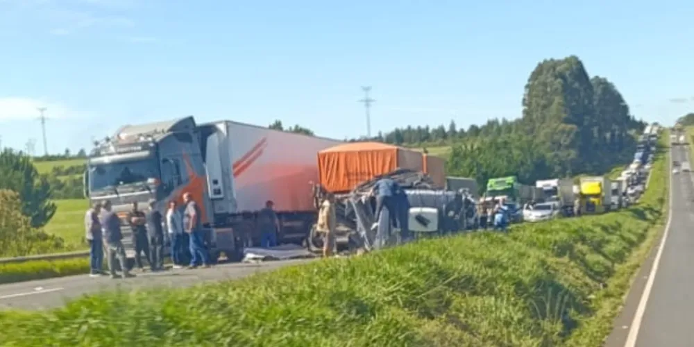 O acidente ocorreu próximo à praça de pedágio de Wittmarsun