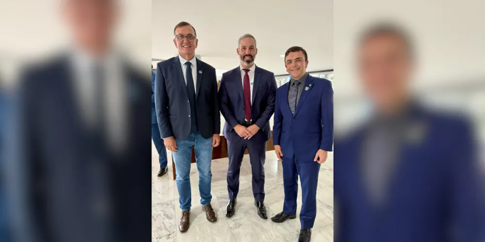 Da esquerda para a direita: Rildo Leonardi, Fabrício Galvão e Aliel Machado
