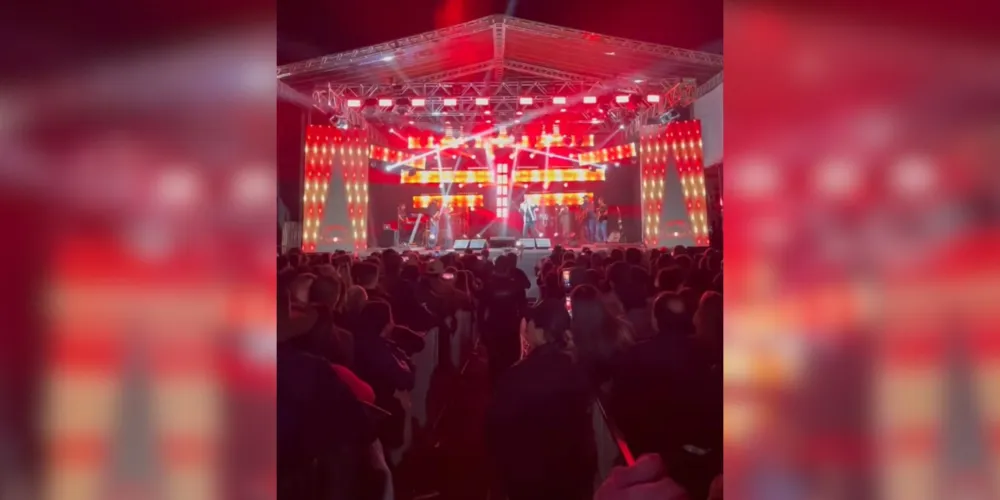 Michel Teló agitou a noite de Imbituva