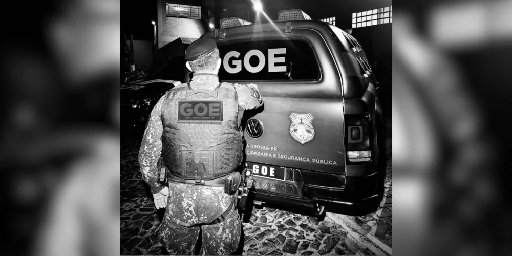 A GOE realizou a captura do indivíduo