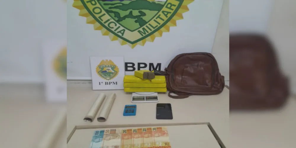 Todo material que foi apreendido pela polícia