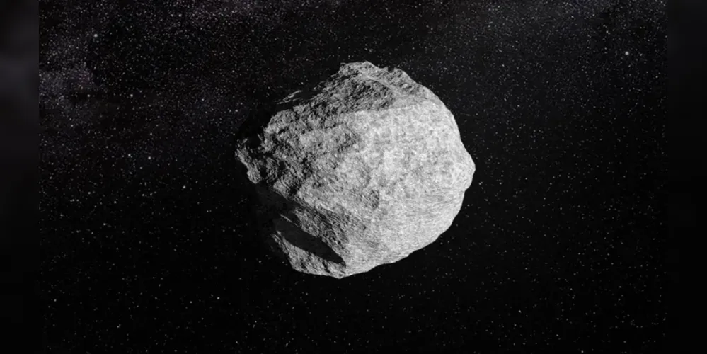 O asteroide pode atingir a lua em alguns anos