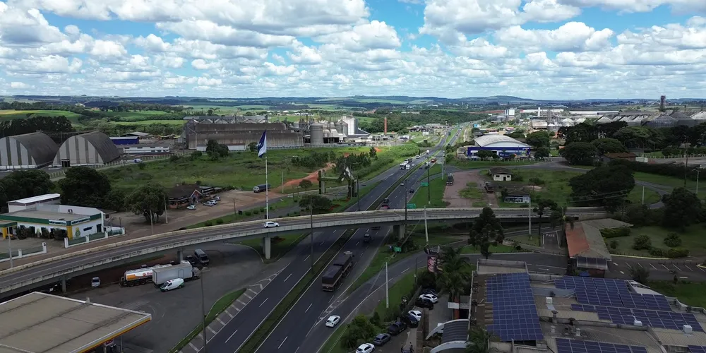 Região da Avenida Presidente Kennedy, trecho urbano da BR-376