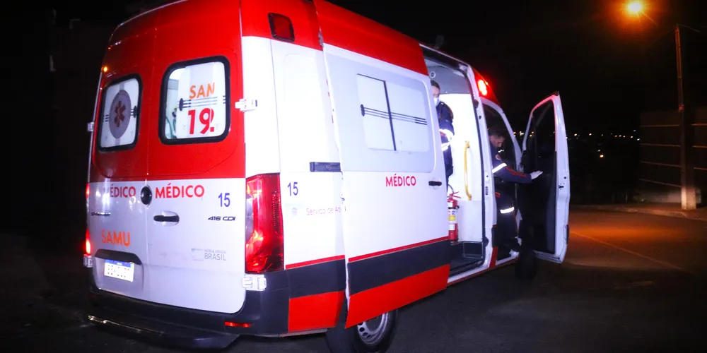 Equipes do Samu e dos Bombeiros foram acionadas para a ocorrência