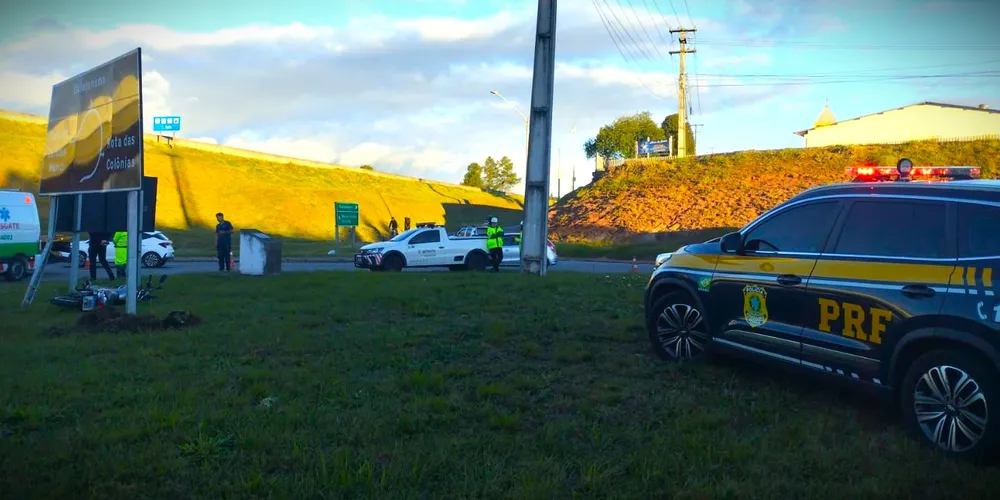 Equipe da PRF foi acionada para a ocorrência, nesta quinta-feira (15)
