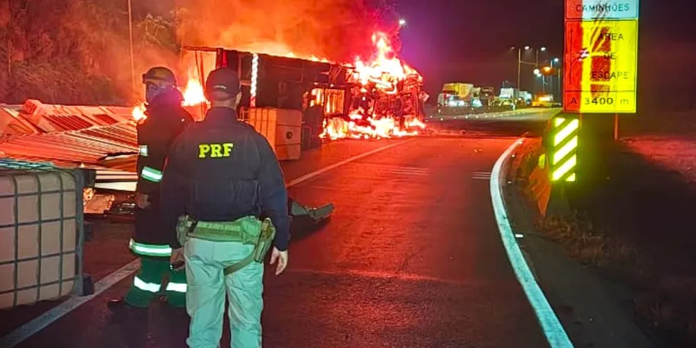 Equipe da PRF foi acionada para o local da ocorrência