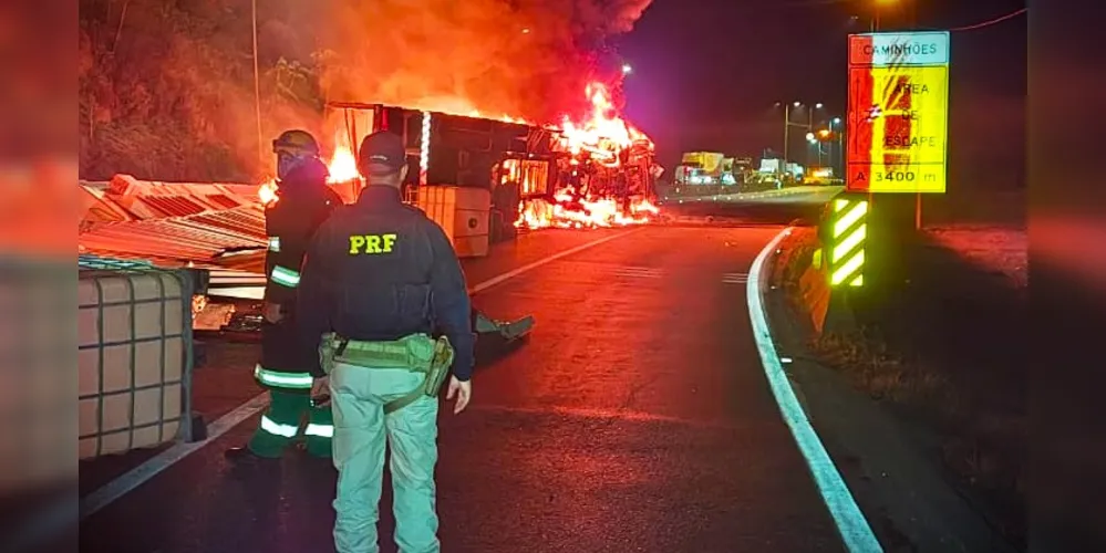 Equipe da PRF foi acionada para o local da ocorrência