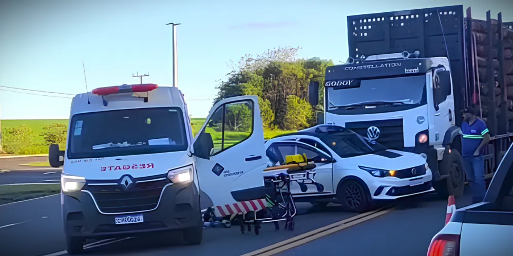 Acidente aconteceu no km 200 da rodovia, sentido Ponta Grossa