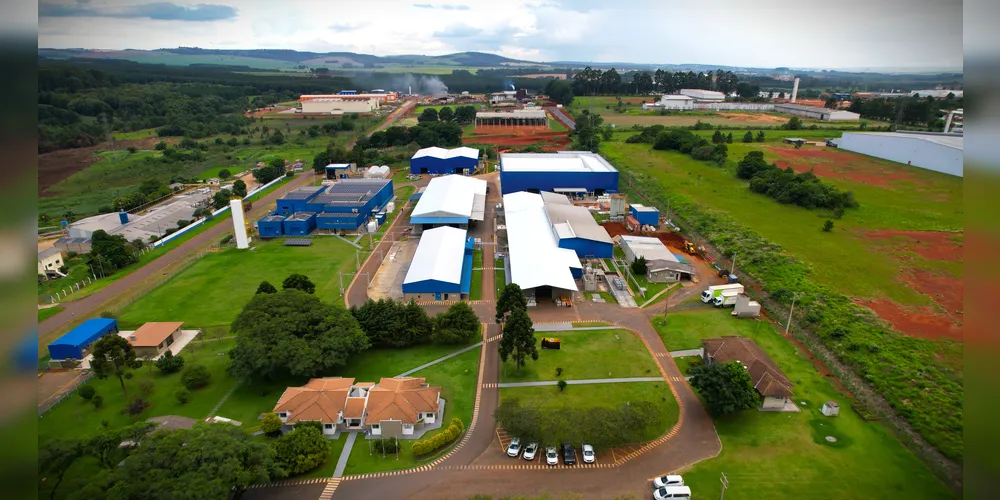 Parque fabril da Agrocete, em Ponta Grossa