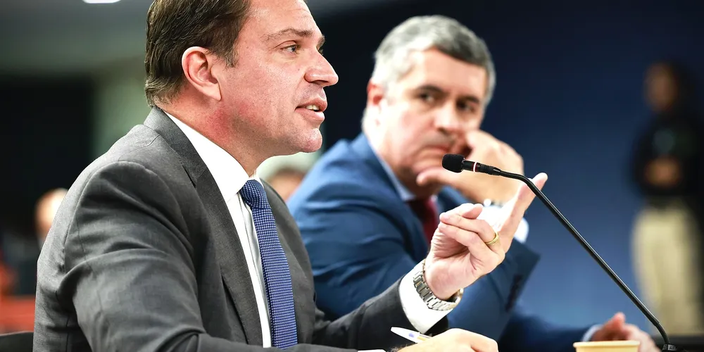 Alexandre Ramagem, ex-diretor da Abin, durante depoimento no Supremo Tribunal Federal