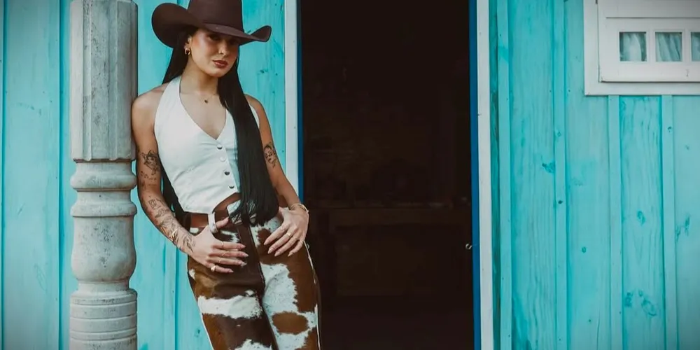 Cantora Ana Castela fez registros de sua gravação