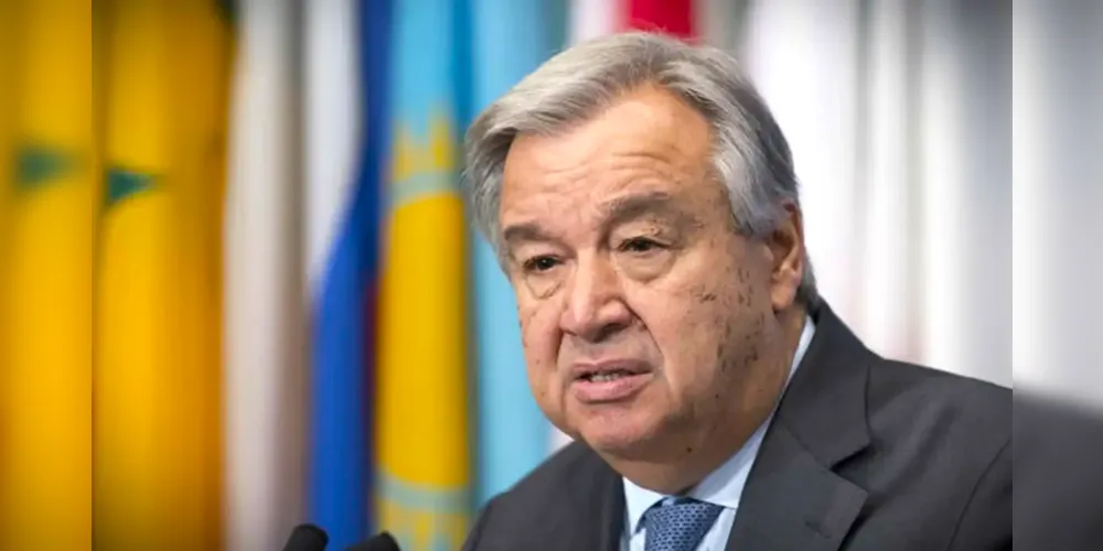 Secretário-geral da ONU, Antônio Guterres, se manifestou nas redes sociais